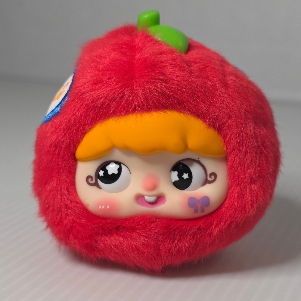 Happy Ghost Tuantuanzai Plush Keychain Small Red Good Fruity Fragrance Series